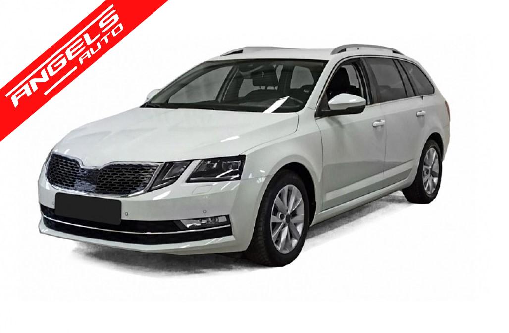 Grila Centrala compatibila cu Skoda Octavia III 5E Facelift Sedan Wagon (2017-2020) Negru/Crom - imagine 6
