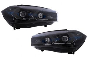 Faruri Full LED compatibile cu BMW X5 F15 (2013-2018) Conversie la G05 Look Negru