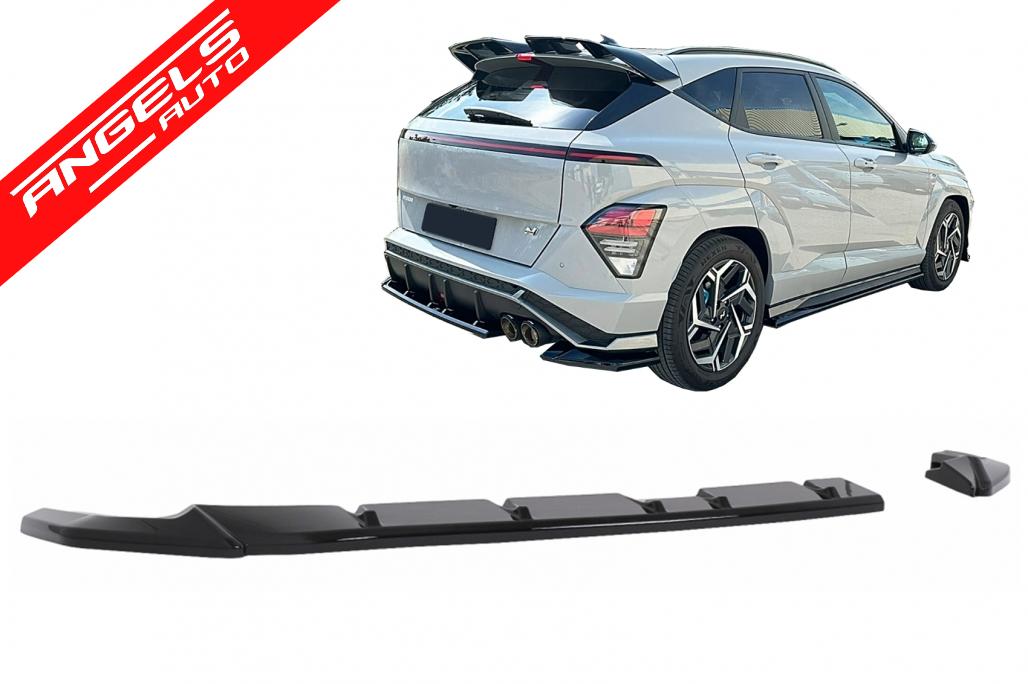 Prelungire Bara Spate compatibila cu Hyundai Kona N-Line Mk2 (2023-2027) Negru