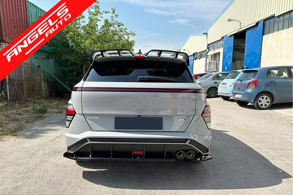 Prelungire Bara Spate compatibila cu Hyundai Kona N-Line Mk2 (2023-2027) Negru - imagine 8