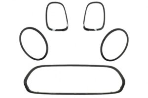 Set Ornamente compatibil cu MINI III F55/F56 Hatchback F57 Convertible (2014-up) Negru