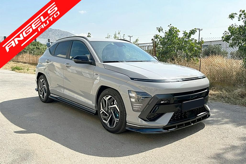 Extensii Praguri Laterale compatibil cu Hyundai Kona N-Line Mk2 (2023-up) Negru Lucios - imagine 7