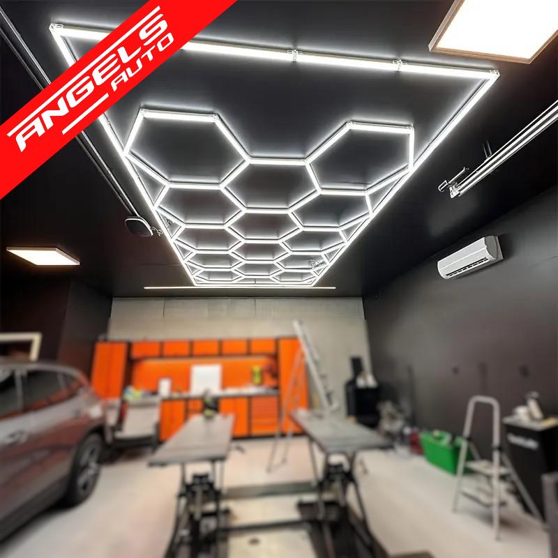 Sistem de Iluminare Plafon Hexagon / HoneyComb 3,94 x 2,29 m Lumina Ajustabila - imagine 4