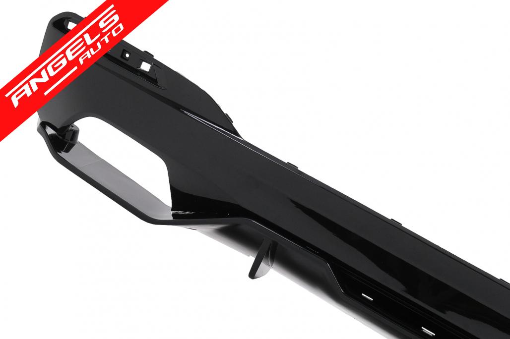 Difuzor Bara Spate compatibil cu BMW Seria 5 G30 G31 (2017-2019) M5 Look Negru Lucios - imagine 4