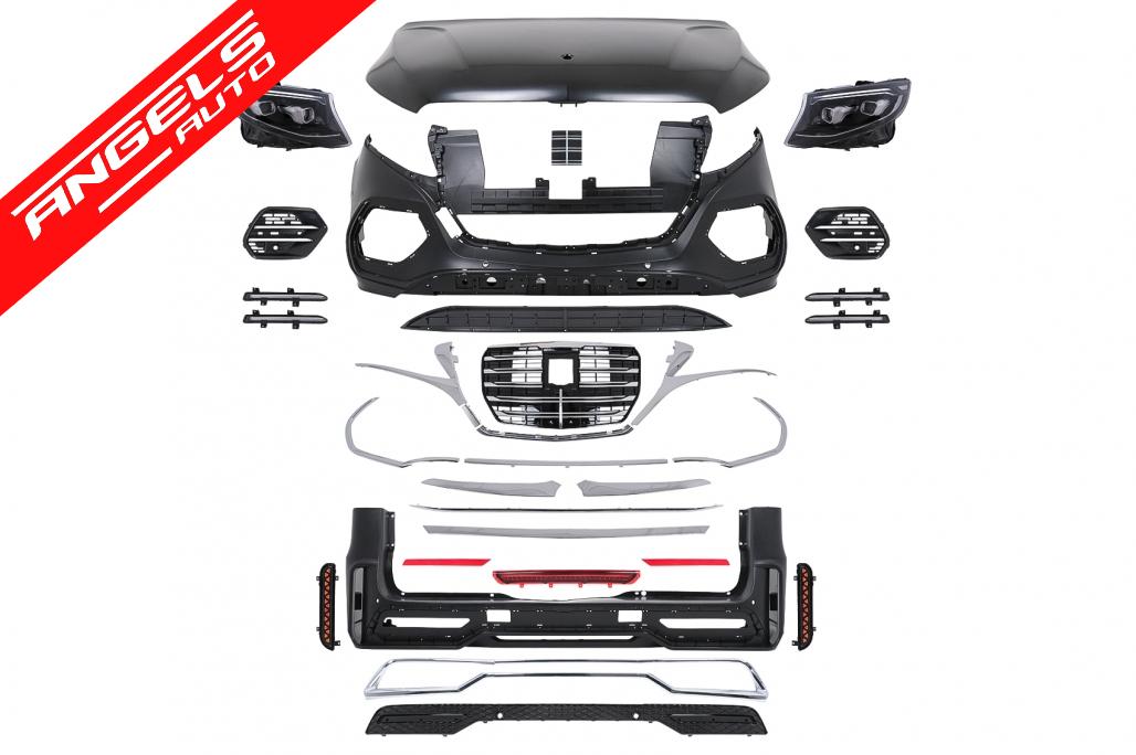 Kit Exterior compatibil cu Mercedes V-Class W447 (2014-2023) Conversie la 2024 Look