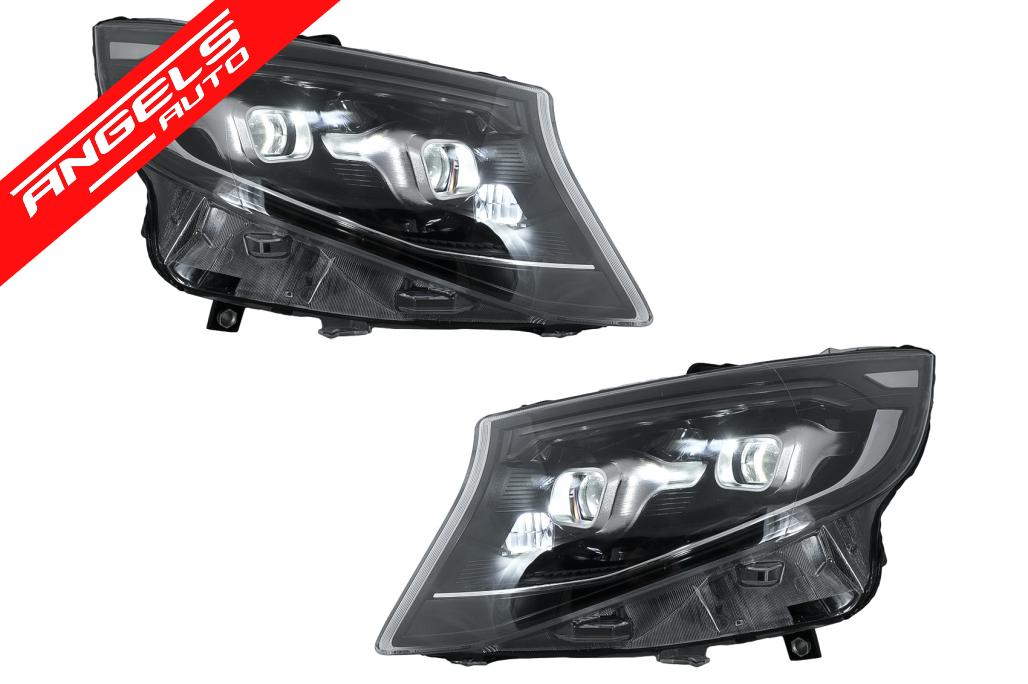 Kit Exterior compatibil cu Mercedes V-Class W447 (2014-2023) Conversie la 2024 Look - imagine 4