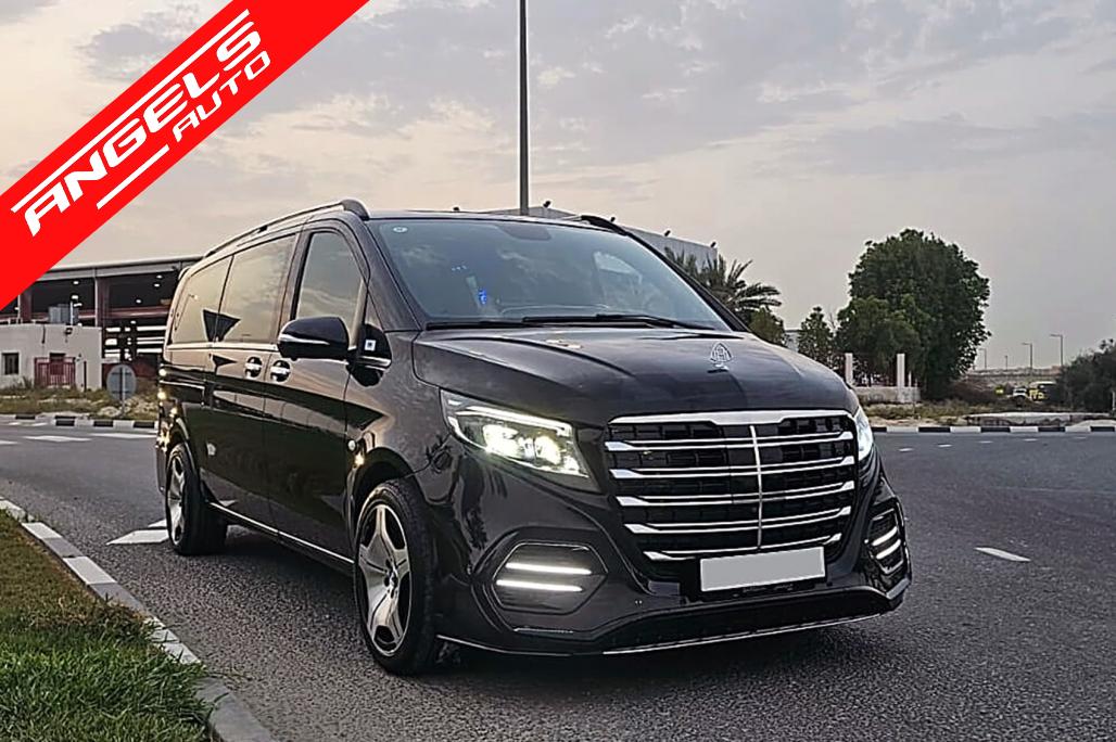 Kit Exterior compatibil cu Mercedes V-Class W447 (2014-2023) Conversie la 2024 Look - imagine 10