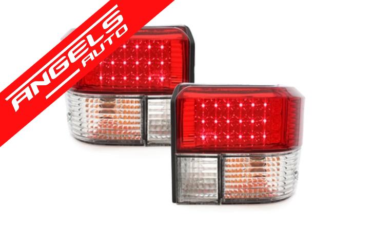 Stopuri LED compatibile cu VW Transporter T4 (1990-2003) Cristal Rosu