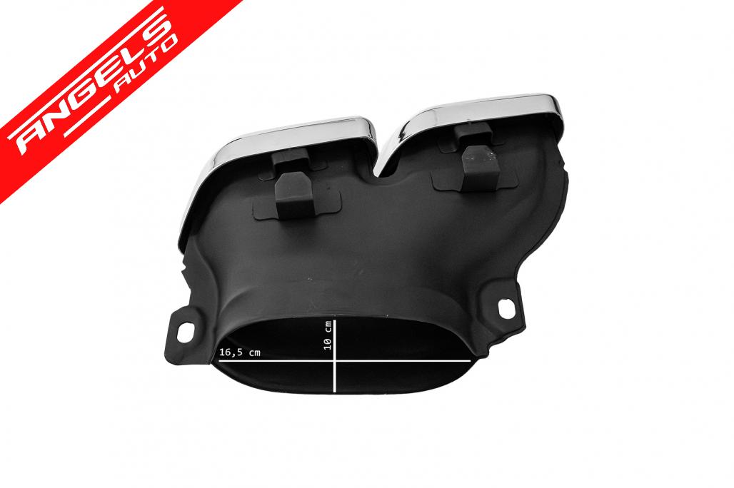 Difuzor Bara Spate compatibil cu Mercedes E-Class W213 S213 Sport Line (2016-2019) Negru Lucios - imagine 7