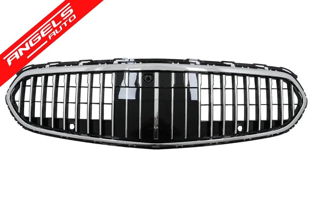 Grila Centrala compatibila cu Mercedes C-Class W206 S206 (2021-up) Design Vertical Crom