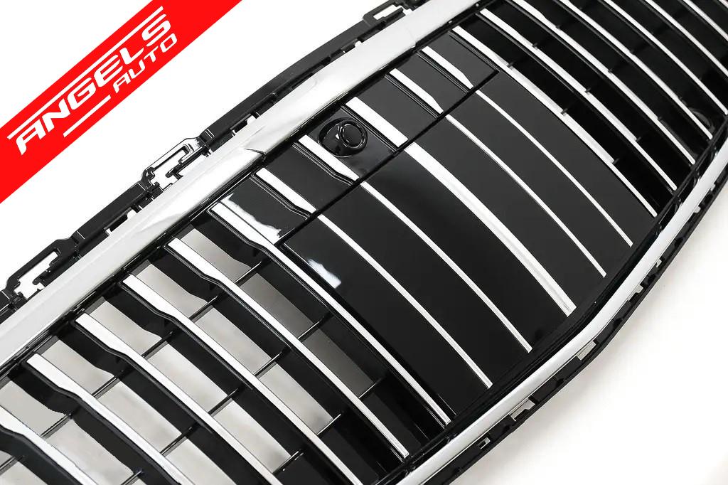 Grila Centrala compatibila cu Mercedes C-Class W206 S206 (2021-up) Design Vertical Crom - imagine 3