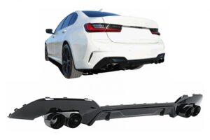 Difuzor Bara Spate si Tobe compatibil cu BMW Seria 3 G20 G28 G21 (2019-06.2022)