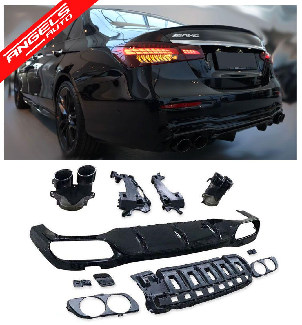 Difuzor Bara Spate compatibil cu Mercedes W213 Facelift 2020+ E53 Design Black