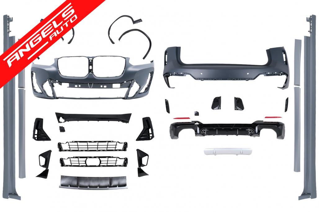 Pachet Exterior Complet compatibil cu BMW X3 G01 LCI (2021-2023) M Sport Design