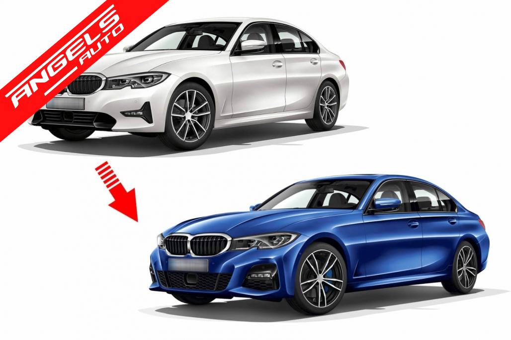 Pachet Exterior compatibil cu BMW Seria 3 G20 (2018-2022) M-Tech Design - imagine 10