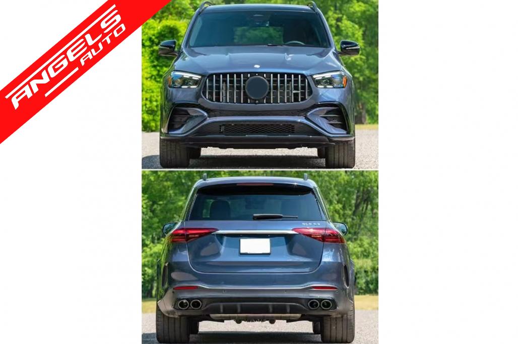 Pachet Exterior compatibil cu Mercedes GLE W167 SUV (2019-Up) GLE 63S Design - imagine 4