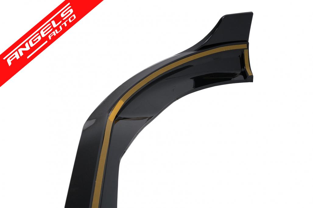 Prelungire Bara Fata compatibila cu Mercedes S-Class W223 Limousine Sport Line (2020-up) Negru Lucios - imagine 5