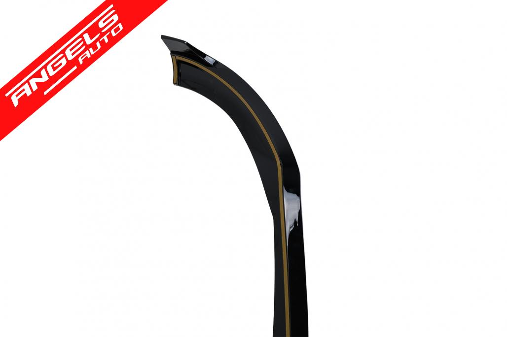 Prelungire Bara Fata compatibila cu Mercedes S-Class W223 Limousine Sport Line (2020-up) Negru Lucios - imagine 6