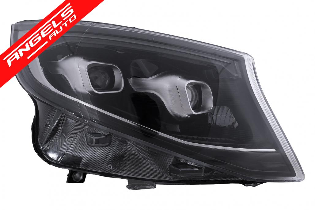 Faruri Full LED compatibile cu Mercedes V-Class W447 (2014-2023) Negru - imagine 7
