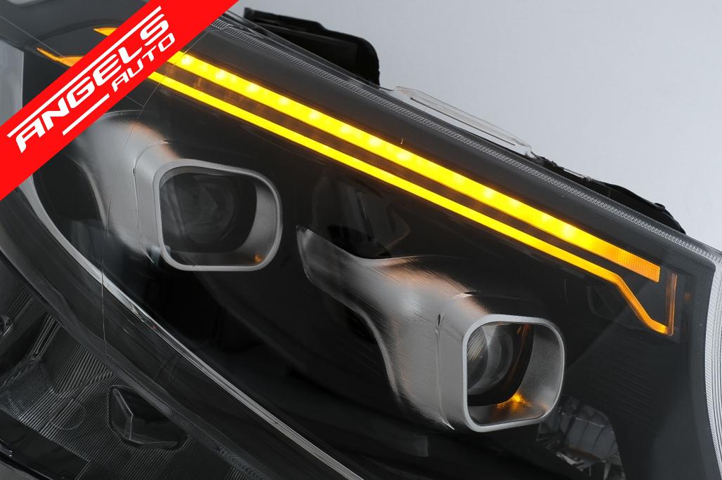 Faruri Full LED compatibile cu Mercedes V-Class W447 (2014-2023) Negru - imagine 6