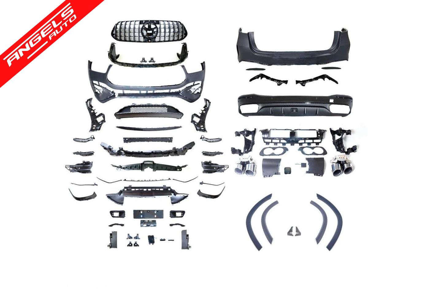 Pachet Exterior compatibil cu Mercedes GLE W167 SUV (2019-Up) GLE 63S Design