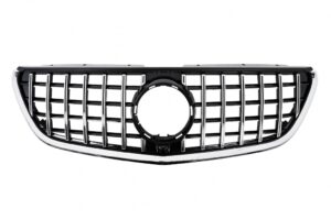 Grila Centrala compatibila cu Mercedes Vito W447 (2020-up) GTR Panamericana Look Negru-Crom