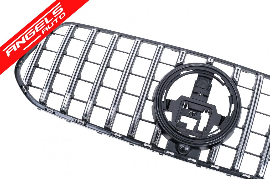 Grila Centrala compatibila cu Mercedes GLE SUV W167 V167 GLE Coupe C167 (2019-2023) GTR Panamericana Look - imagine 4