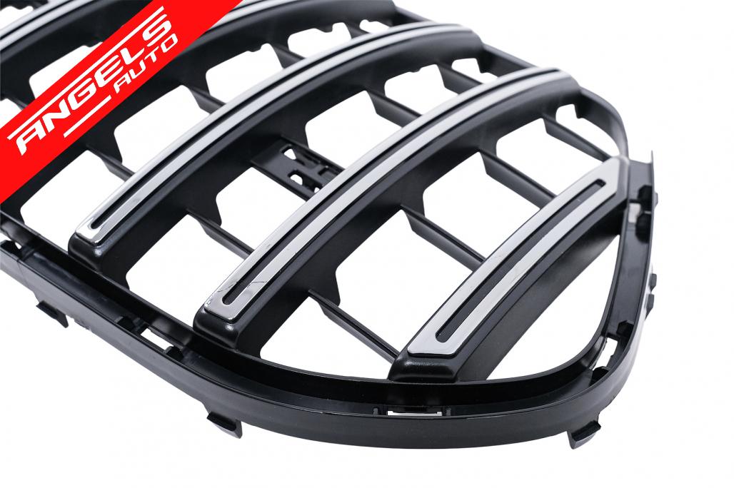 Grila Centrala compatibila cu Mercedes GLE SUV W167 V167 GLE Coupe C167 (2019-2023) GTR Panamericana Look - imagine 7