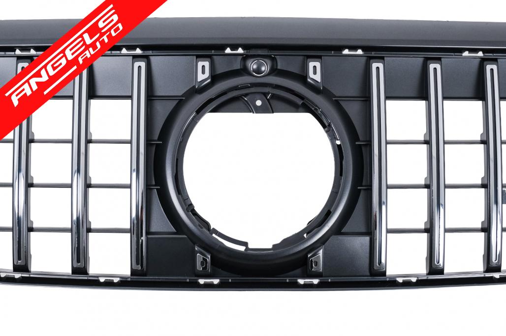 Grila Centrala compatibila cu Mercedes GLB-Class X247 Facelift (07.2023-2026) GT-R Panamericana Look Crom - imagine 4