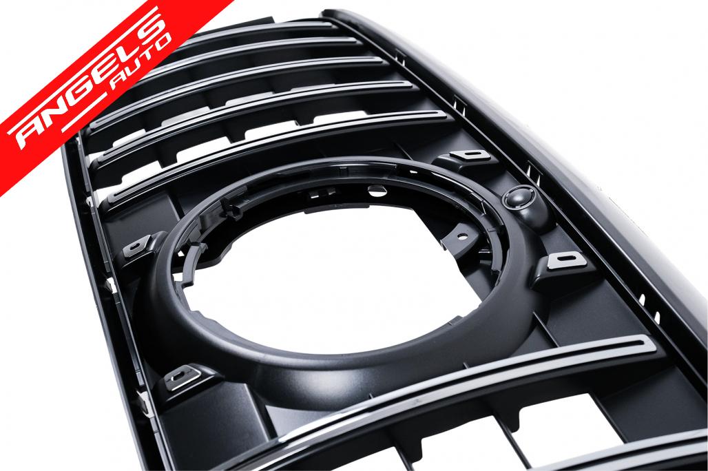 Grila Centrala compatibila cu Mercedes GLB-Class X247 Facelift (07.2023-2026) GT-R Panamericana Look Crom - imagine 6