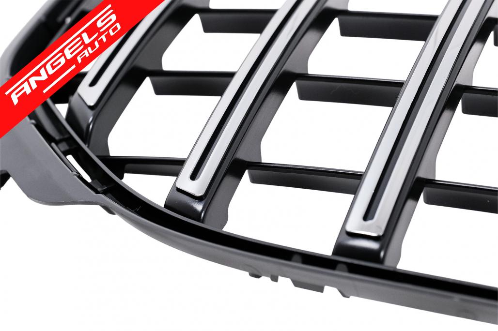 Grila Centrala compatibila cu Mercedes GLB-Class X247 Facelift (07.2023-2026) GT-R Panamericana Look Crom - imagine 7