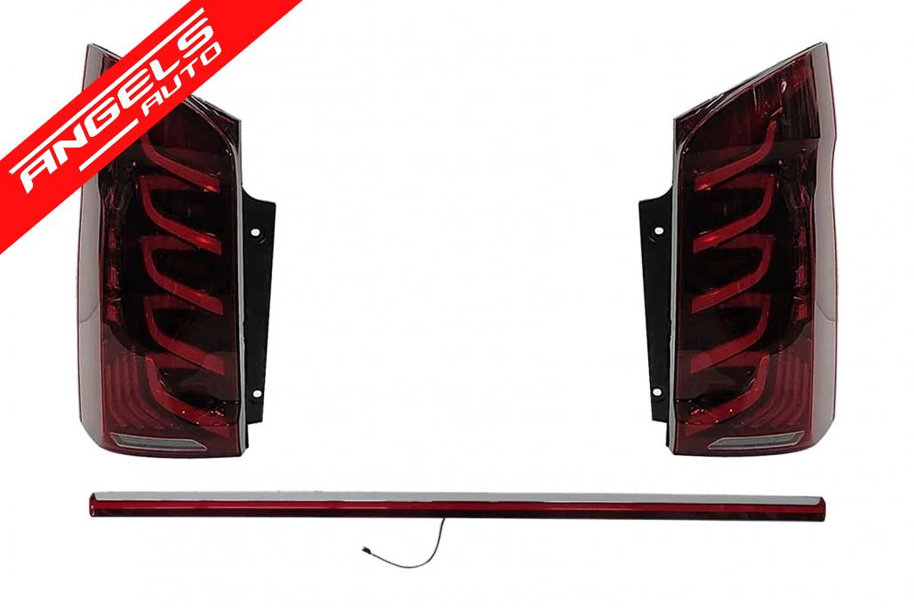 Stopuri LED compatibile cu Mercedes V-Class W447 (2014-2024) 1 Usa Spate Semnal Dinamic