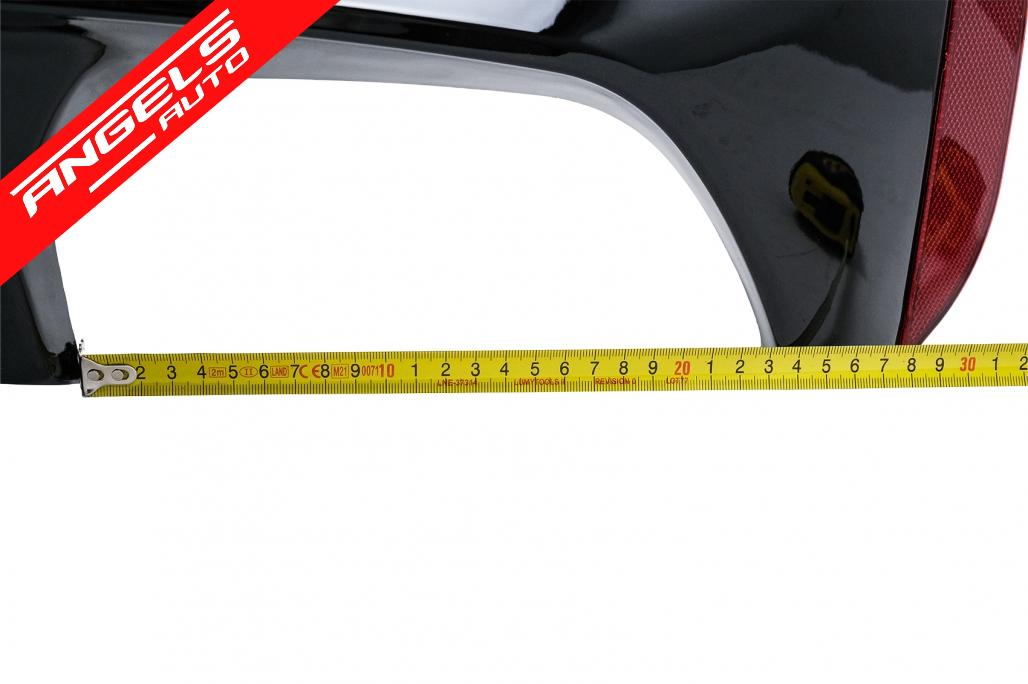 Difuzor Bara Spate compatibil cu BMW Seria 5 G30 G31 (2017-2024) M5 Look Negru Lucios cu Insertie Carbon - imagine 10