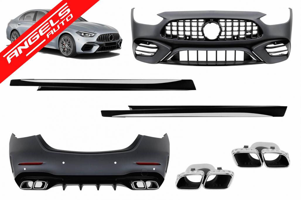 Pachet Exterior compatibil cu Mercedes C-Class W206 Sedan (2021-up) C63 Design
