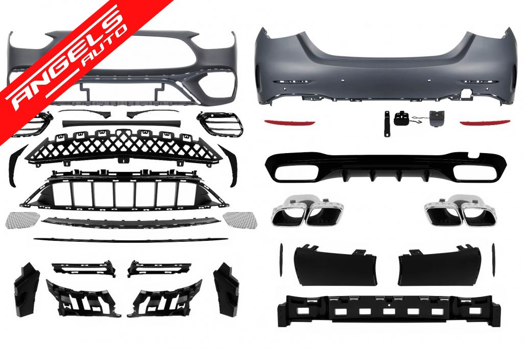 Pachet Exterior compatibil cu Mercedes C-Class W206 Sedan (2021-up) C63 Design - imagine 10