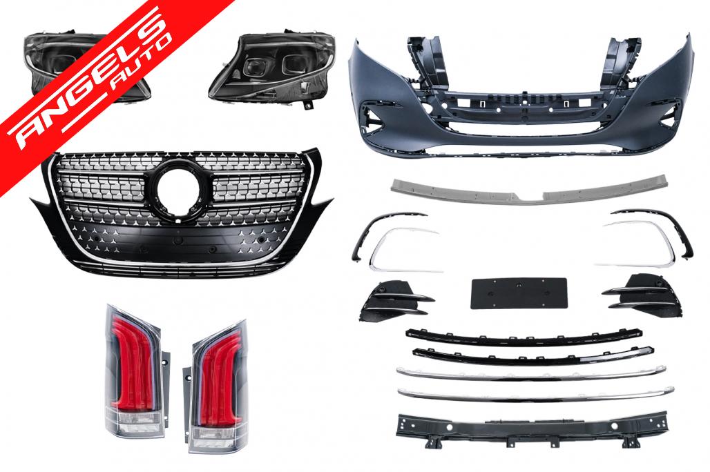 Pachet Exterior Complet compatibil cu Mercedes Vito (2020-2024)