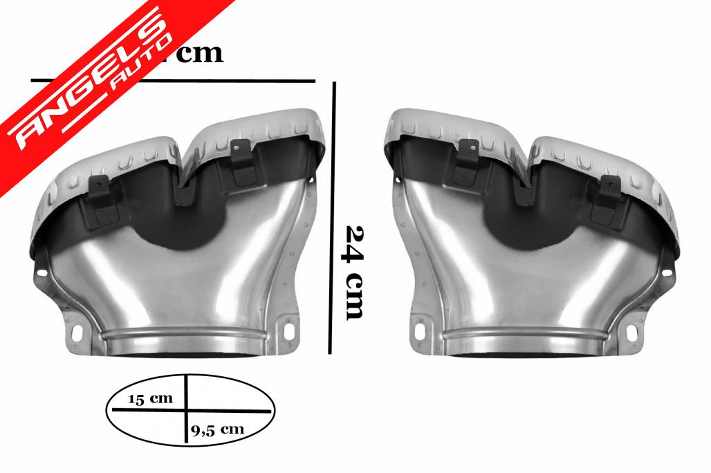 Ornamente Tobe Evacuare compatibile cu Mercedes W167 C167 X167 (2019-Up) AMG GT 4 Usi X290 - imagine 5