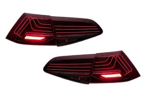 Stopuri Full LED compatibil cu VW Golf 7 & 7.5 VII (2013-2019) Laser Look Dinamic Secvential