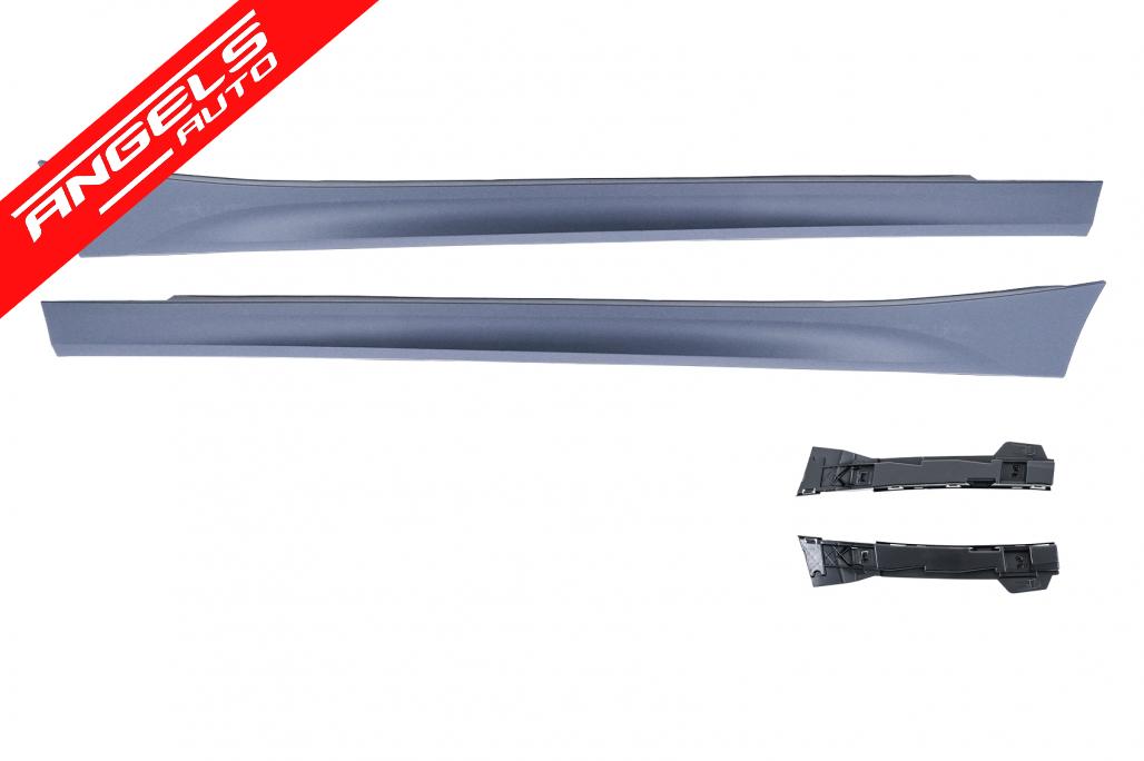 Praguri Trepte Laterale compatibile cu BMW Seria 1 F20 Hatchback (2011-2019) 5 Usi M-Technik Design - imagine 9