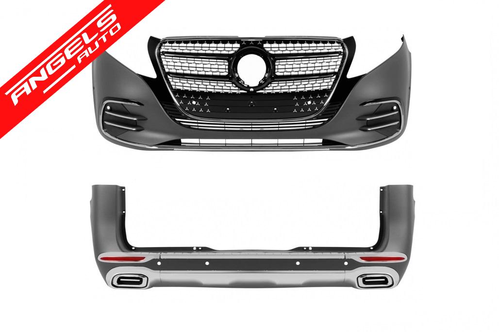 Pachet Exterior compatibil cu Mercedes V-Class W447 (2016-2023) A Design Line 25 Facelift