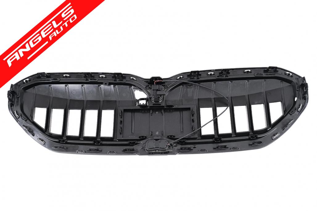 Grila Centrala cu LED compatibila cu BMW Seria 5 G60 G61 (2023-up) Negru Lucios - imagine 10