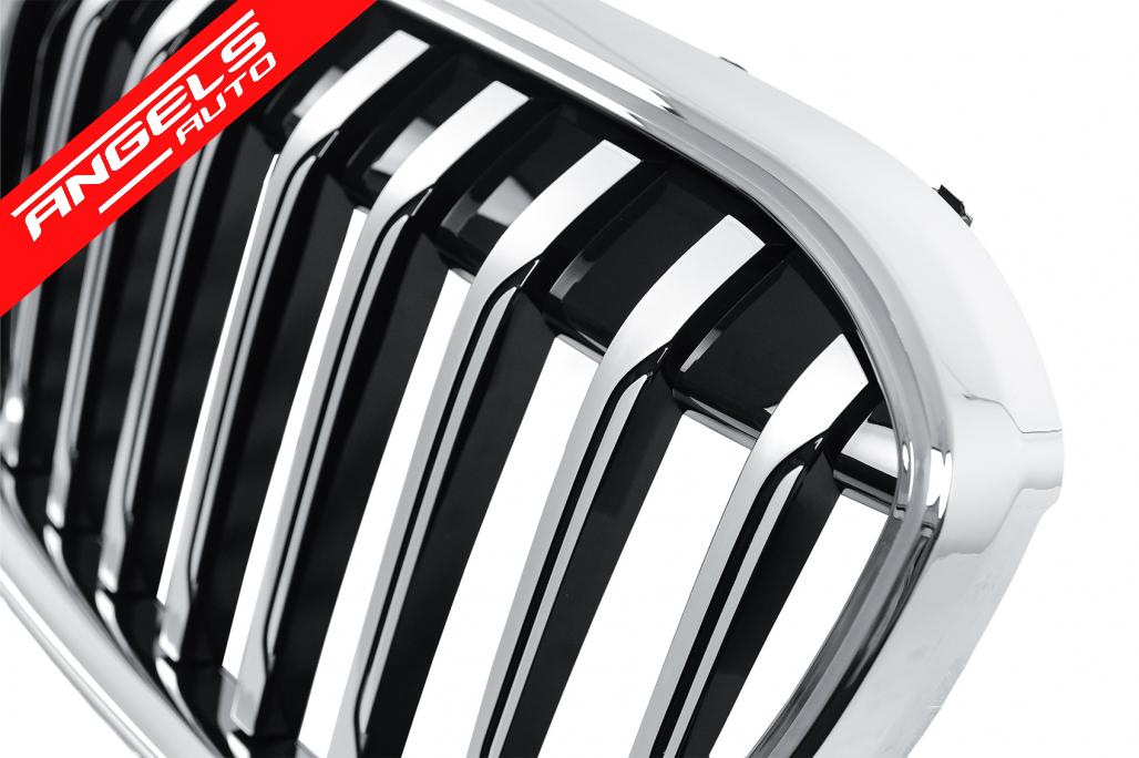 Grila Centrala compatibila cu BMW Seria 7 G11 G12 LCI (2020-2022 ) cu LED - imagine 4