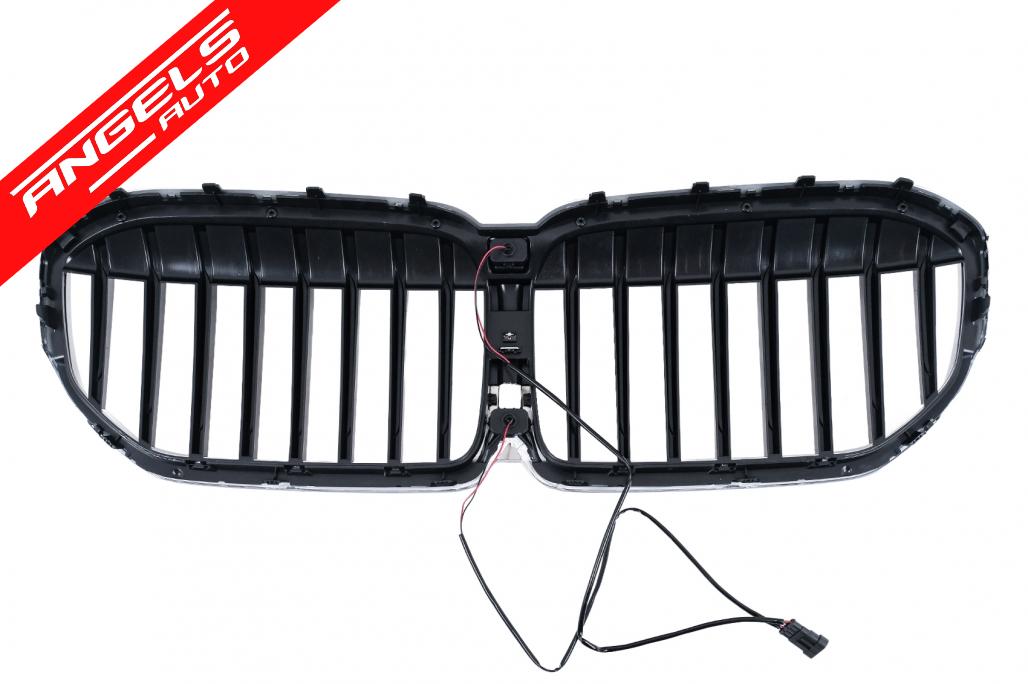 Grila Centrala compatibila cu BMW Seria 7 G11 G12 LCI (2020-2022 ) cu LED - imagine 7