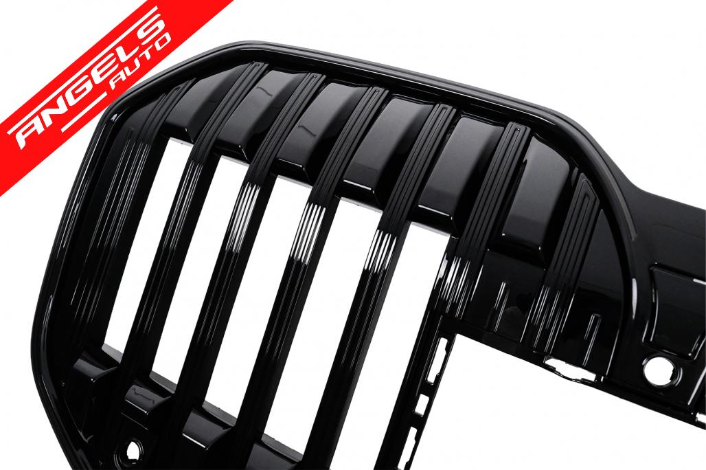 Grila Centrala cu LED compatibila cu BMW Seria 7 G70 (2022-up) Negru Lucios - imagine 3