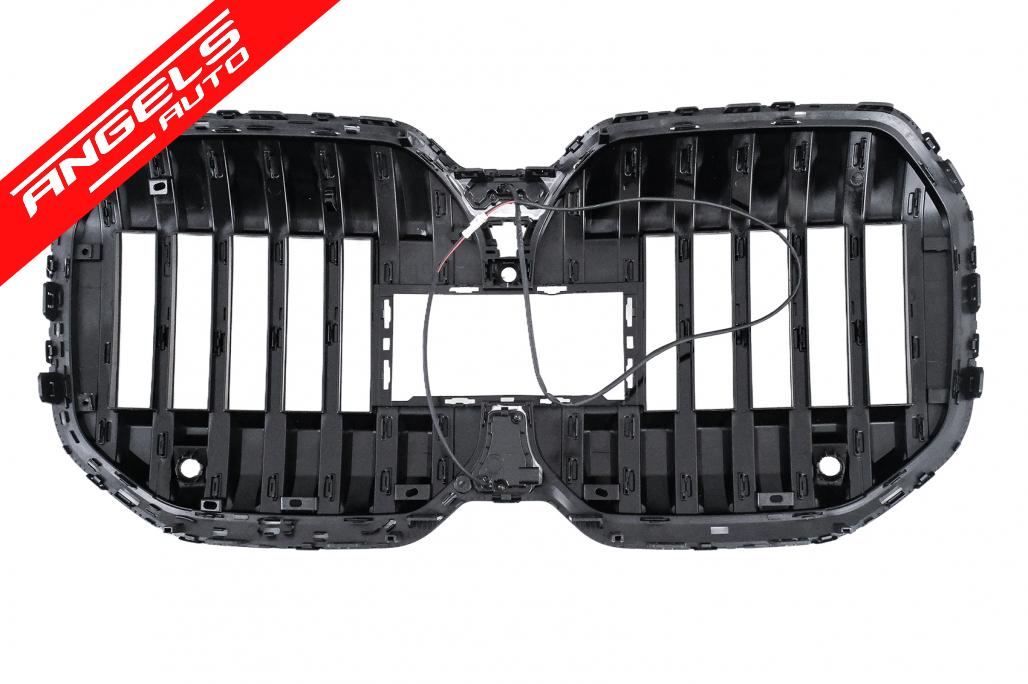 Grila Centrala cu LED compatibila cu BMW Seria 7 G70 (2022-up) Negru Lucios - imagine 11