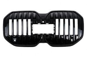 Grila Centrala cu LED compatibila cu BMW Seria 7 G70 (2022-up) Negru Lucios