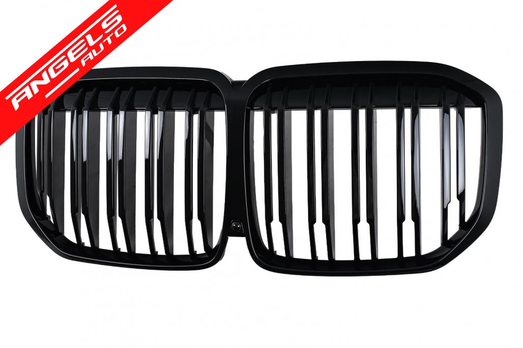 Grila Centrala Dubla compatibila cu BMW X7 G07 (2018-2022) M-Design - imagine 2