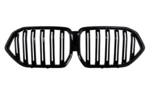 Grila Centrala Dubla compatibila cu BMW X6 G06 (2019-2022) M-Design Negru Lucios