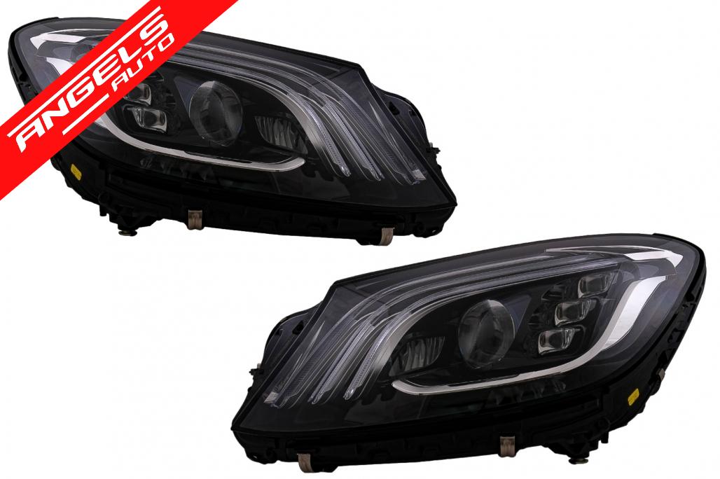 Pachet Exterior compatibil cu Mercedes S-Class W222 Facelift (2013-06.2017) S63 Look - imagine 5