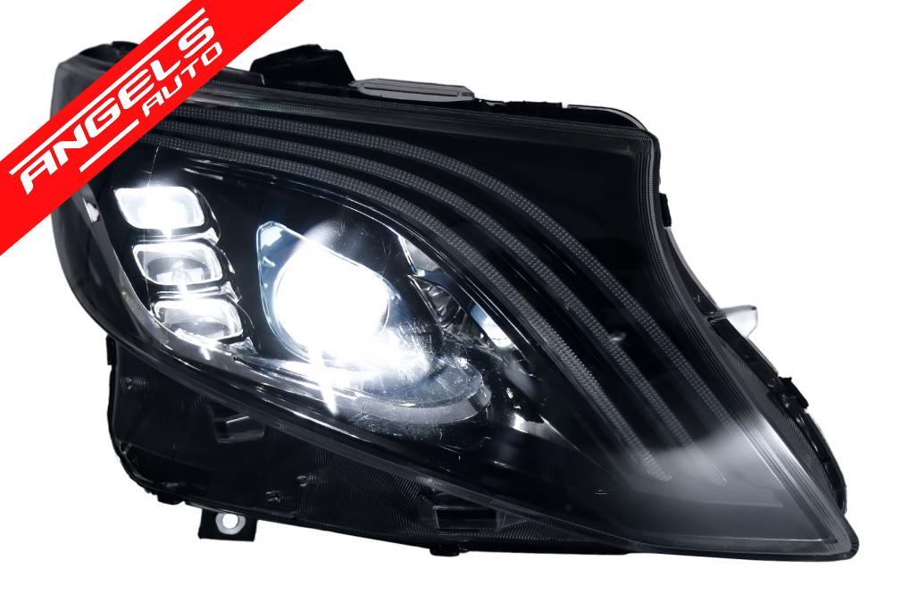 Faruri Full LED compatibile cu Mercedes V-Class Vito W447 (2014-2024) Semnal Dinamic - imagine 10